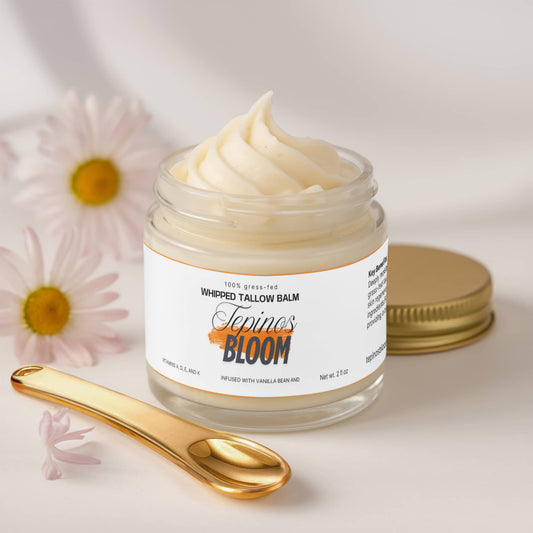 Whipped Grass-Fed Tallow Balm with Vanilla Bean