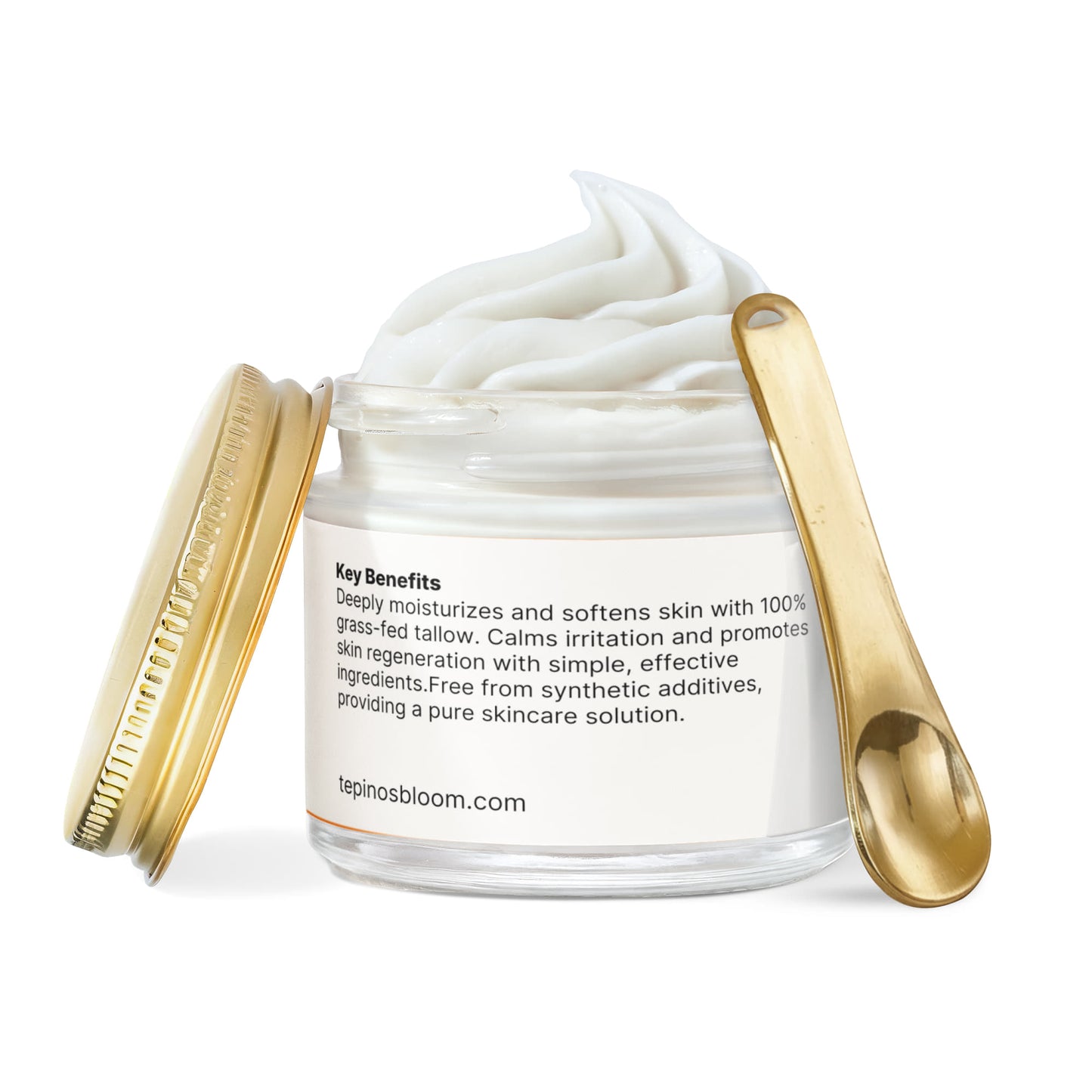 Whipped Grass-Fed Tallow Balm with Vanilla Bean