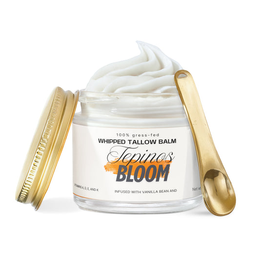 Whipped Grass-Fed Tallow Balm with Vanilla Bean
